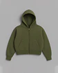  ZIP HOODIE LOW TIDE MOSS - Miniatura 1