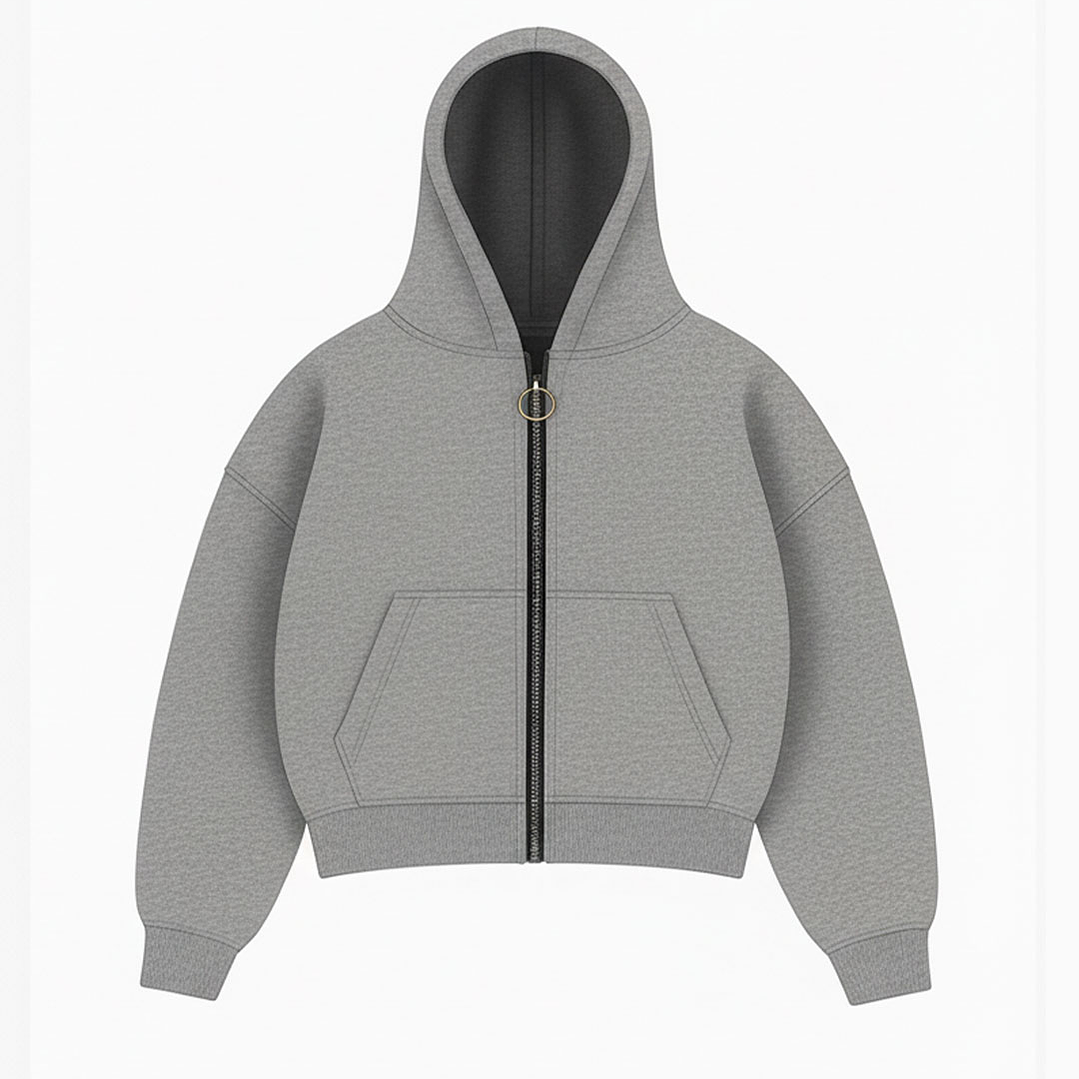 ZIP HOODIE LOW TIDE V2 CEMENT 1