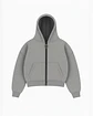 ZIP HOODIE LOW TIDE V2 CEMENT - Miniatura 1