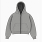 ZIP HOODIE LOW TIDE V2 CEMENT - Miniatura 1