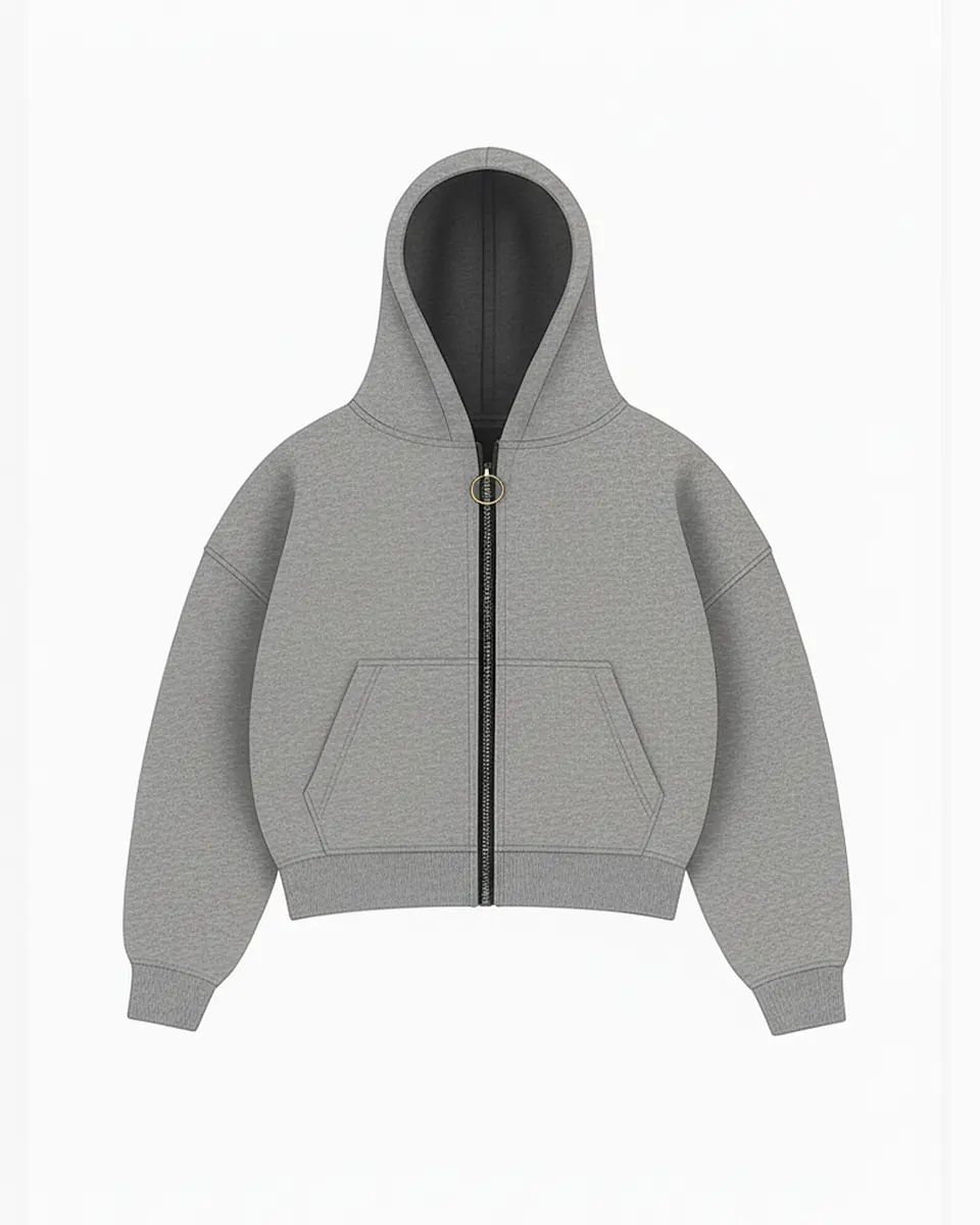 ZIP HOODIE LOW TIDE V2 CEMENT 1