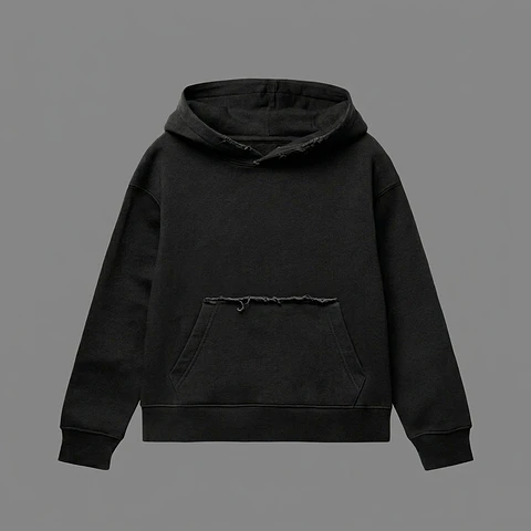 HOODIE NEXT FORM PATCH BLACK
