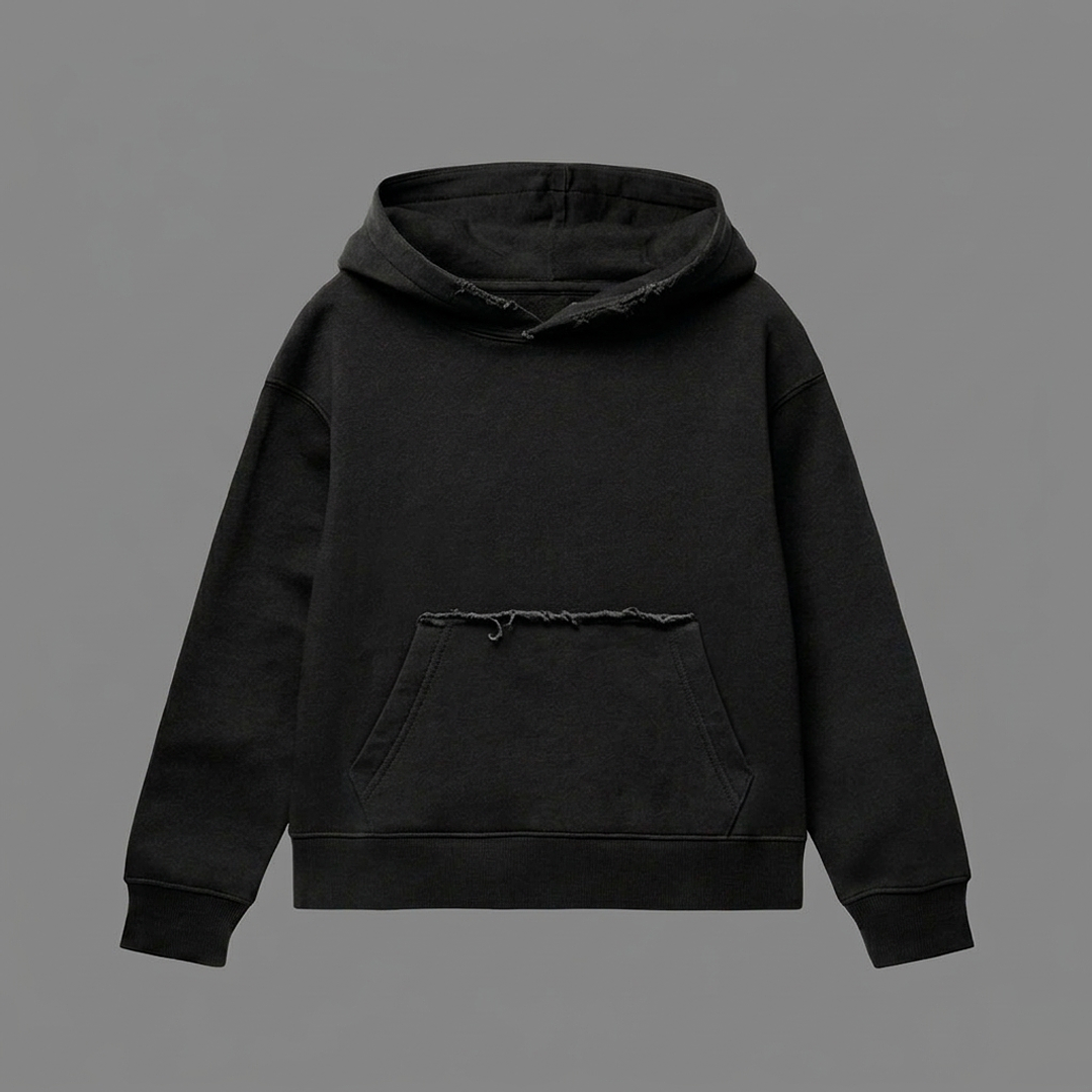 HOODIE NEXT FORM PATCH BLACK 2