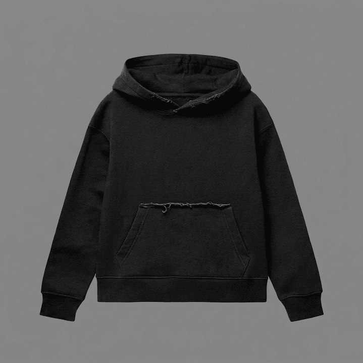 HOODIE NEXT FORM PATCH BLACK 2