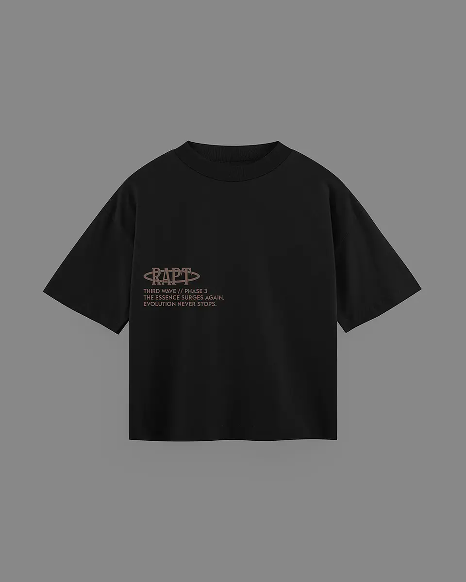 BOXY THIRD WAVE BLACK / PRE-ORDER 1