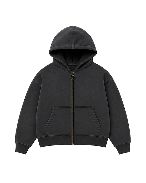 ZIP HOODIE LOW TIDE STONE