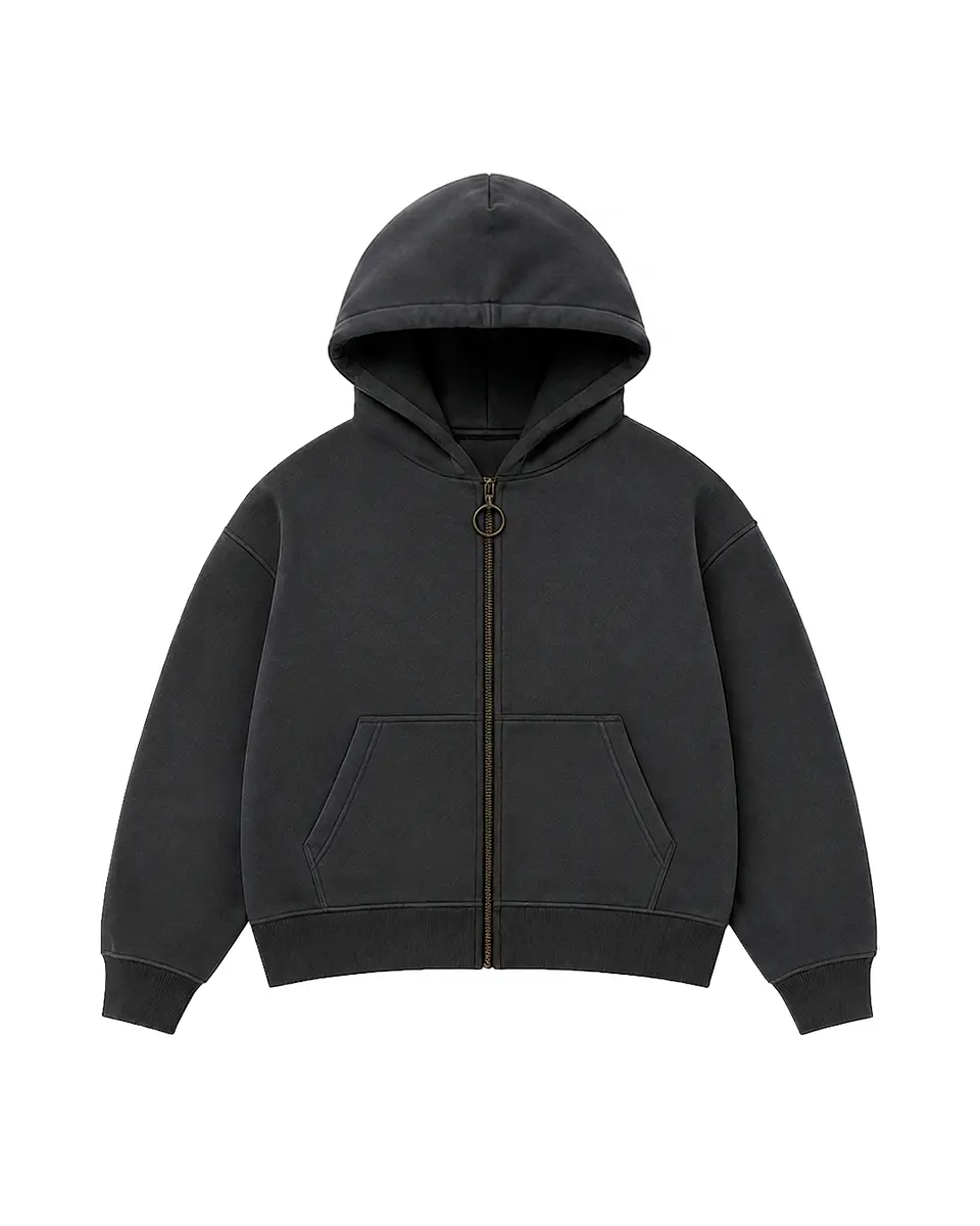 ZIP HOODIE LOW TIDE STONE 1