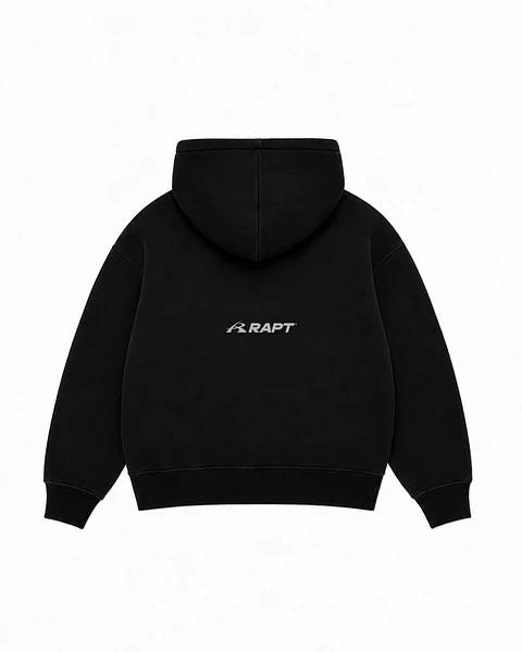 ZIP HOODIE LOW TIDE BLACK