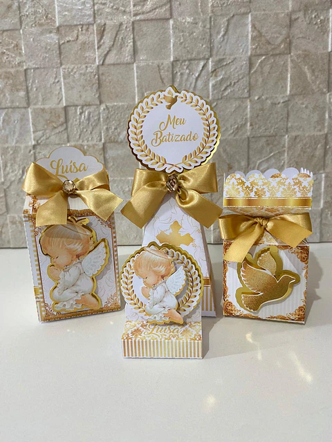ARQUIVO DE CORTE KIT CAIXINHAS BATIZADO ANJINHO UNISEX