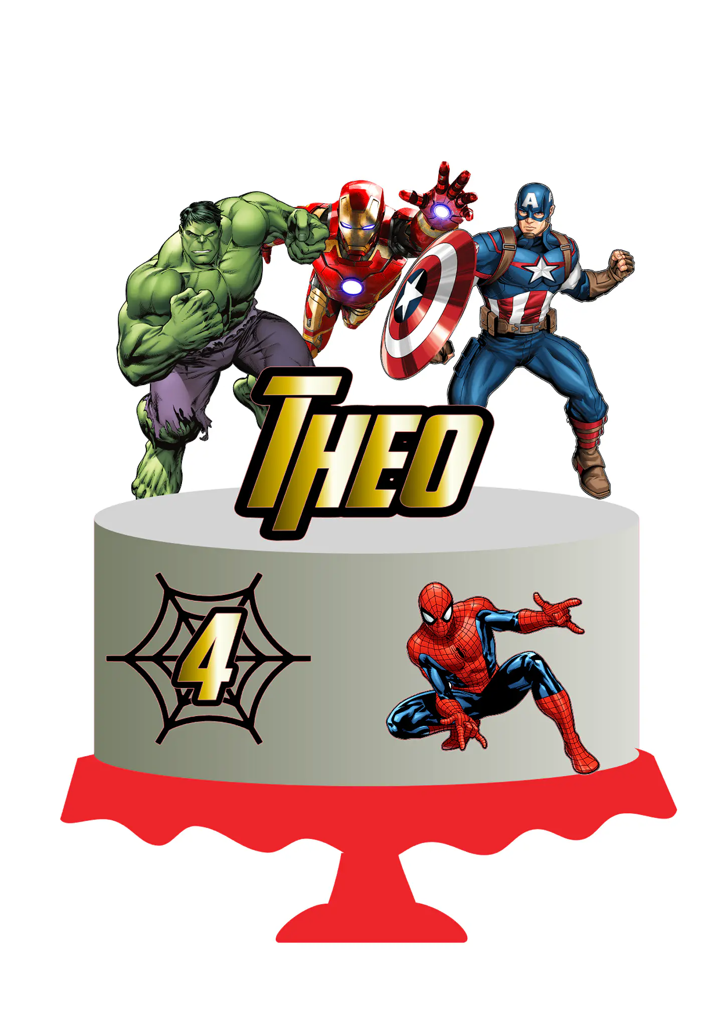 Arquivo De Corte Studio Topo Super Herois Vingadores 1