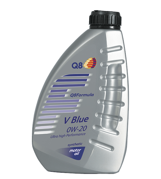 0W-20 1 L Q8Oils  Formula V Blue 0W-20 1 L