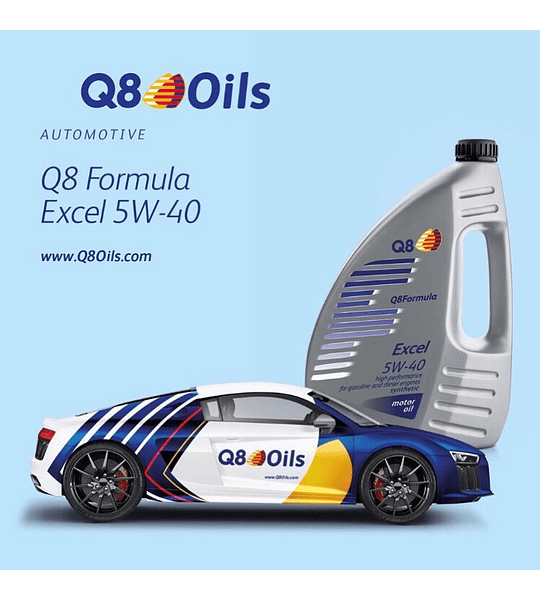 Q8 Oils Excel 5W-40 - 4 L 