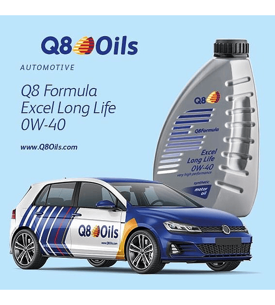 Q8 Oils Fórmula Excel Long-life 0W-40 - 4L