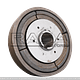 Embrague Centrifugo con polea 1,5"" doble correa y Acelerador Pro Larga distancia