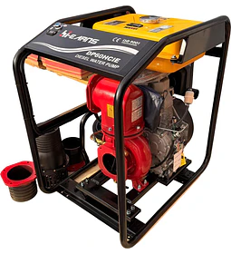Motobomba Diesel 6"x6" de Alta presión - Partida Eléctrica  - DP60HCI
