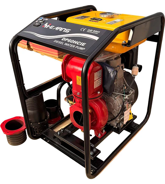 Motobomba Diesel 6"x6" de Alta presión - Partida Eléctrica  - DP60HCI