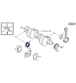 Puño metal de bancada para DEUTZ 913/914