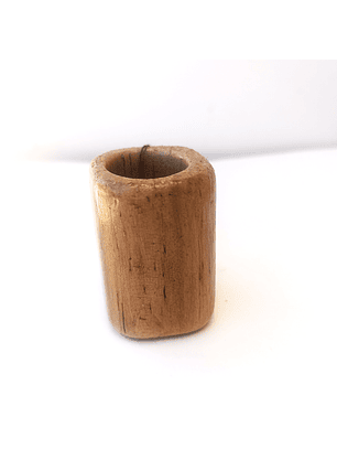 Wood bead 18mm