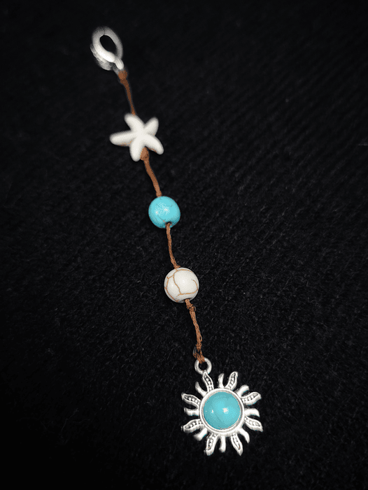 Sun and Seashell Pingente  1