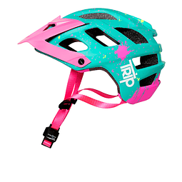 CASCO ENDURO EUPHORIA BLUE/PINK