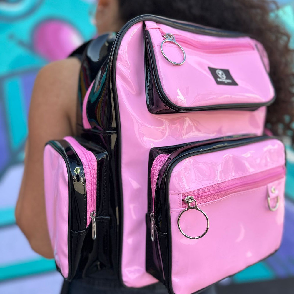 Mochila Nostalgic Gen X Black/Pink 1