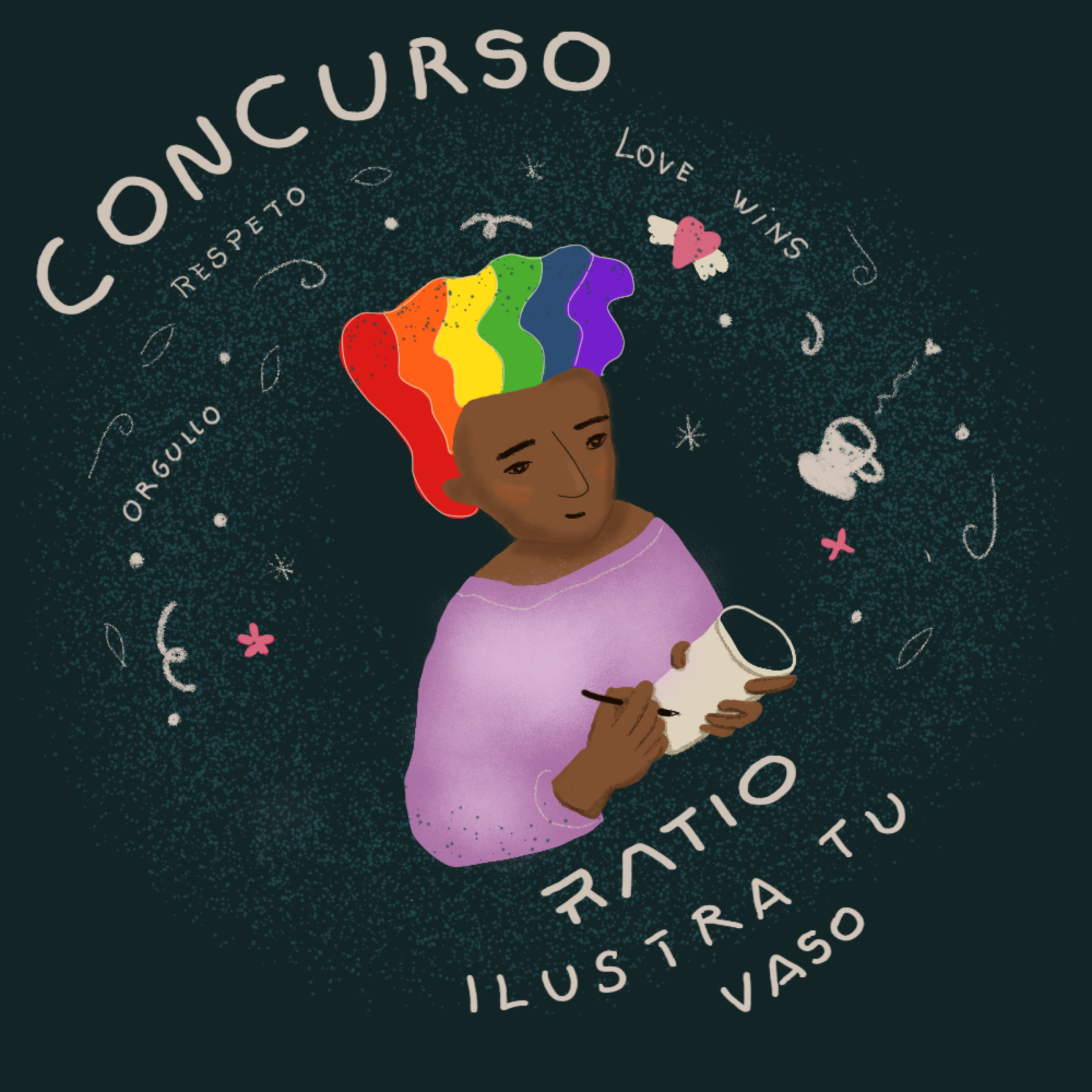 Ilustra tu vaso, Mes del Orgullo