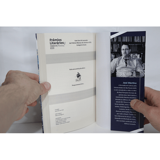 Raul Pompeia - Uma Vida Atormentada - Biografia - José Martino - Editora Caravela 5