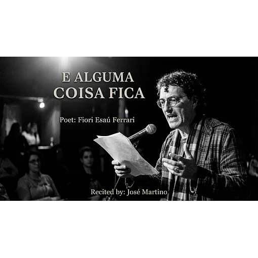 Vídeo # 363 - Poesia: E Alguma Coisa Fica - Poeta: Fiori Esaú ferrari - Recita: José Martino