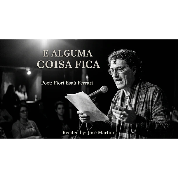 Vídeo # 363 - Poesia: E Alguma Coisa Fica - Poeta: Fiori Esaú ferrari - Recita: José Martino