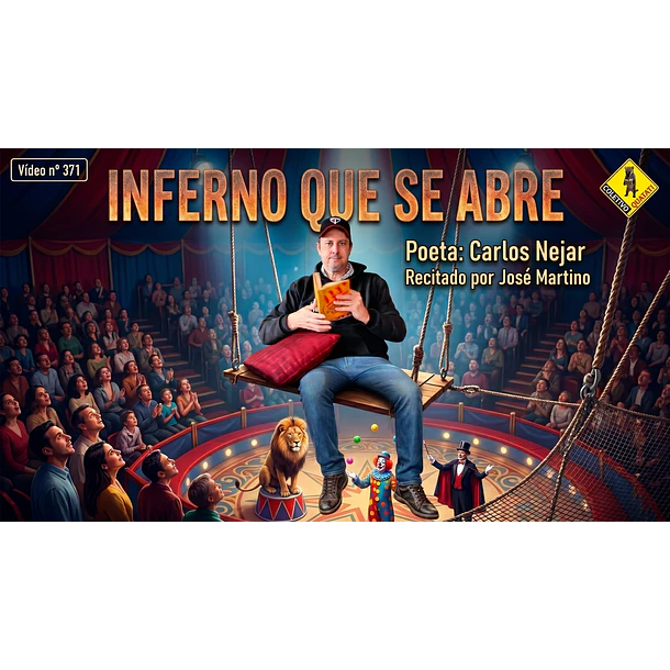 Vídeo # 371 - Poesia: Inferno que se abre - Poeta: Carlos Nejar - Recita: José Martino