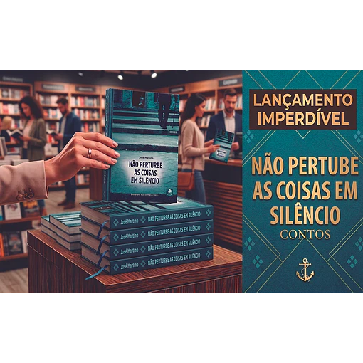 Book Trailer do livro "Não Perturbe as Coisas em Silêncio" - Livro de Contos de José Martino