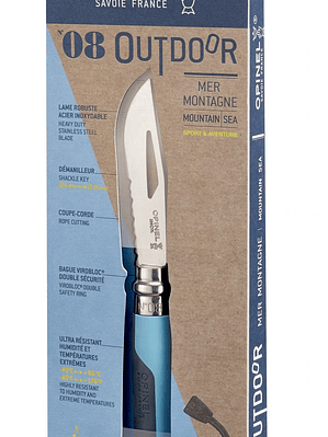 Cuchillo outdoors N°8 inox 