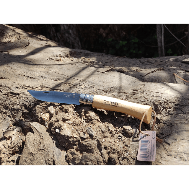 Cuchillo N°7 inox cuero 