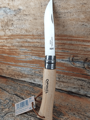 Cuchillo N°7 inox cuero 