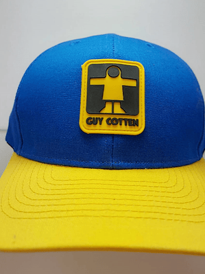GORRO GUY COTTEN AZUL/AMARILLO