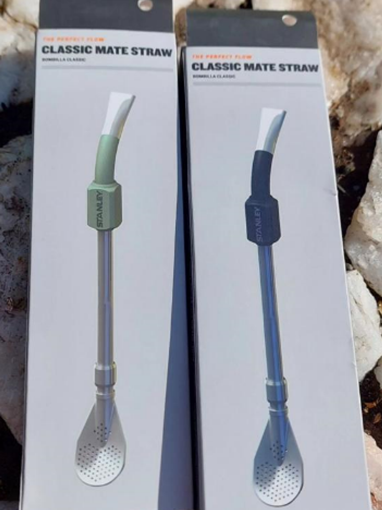 BOMBILLA MATE NEGRA STANLEY (CUCHARA) 1