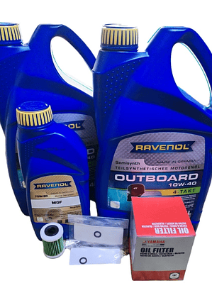 KIT MANTENCION YAMAHA RAVENOL MARINE 