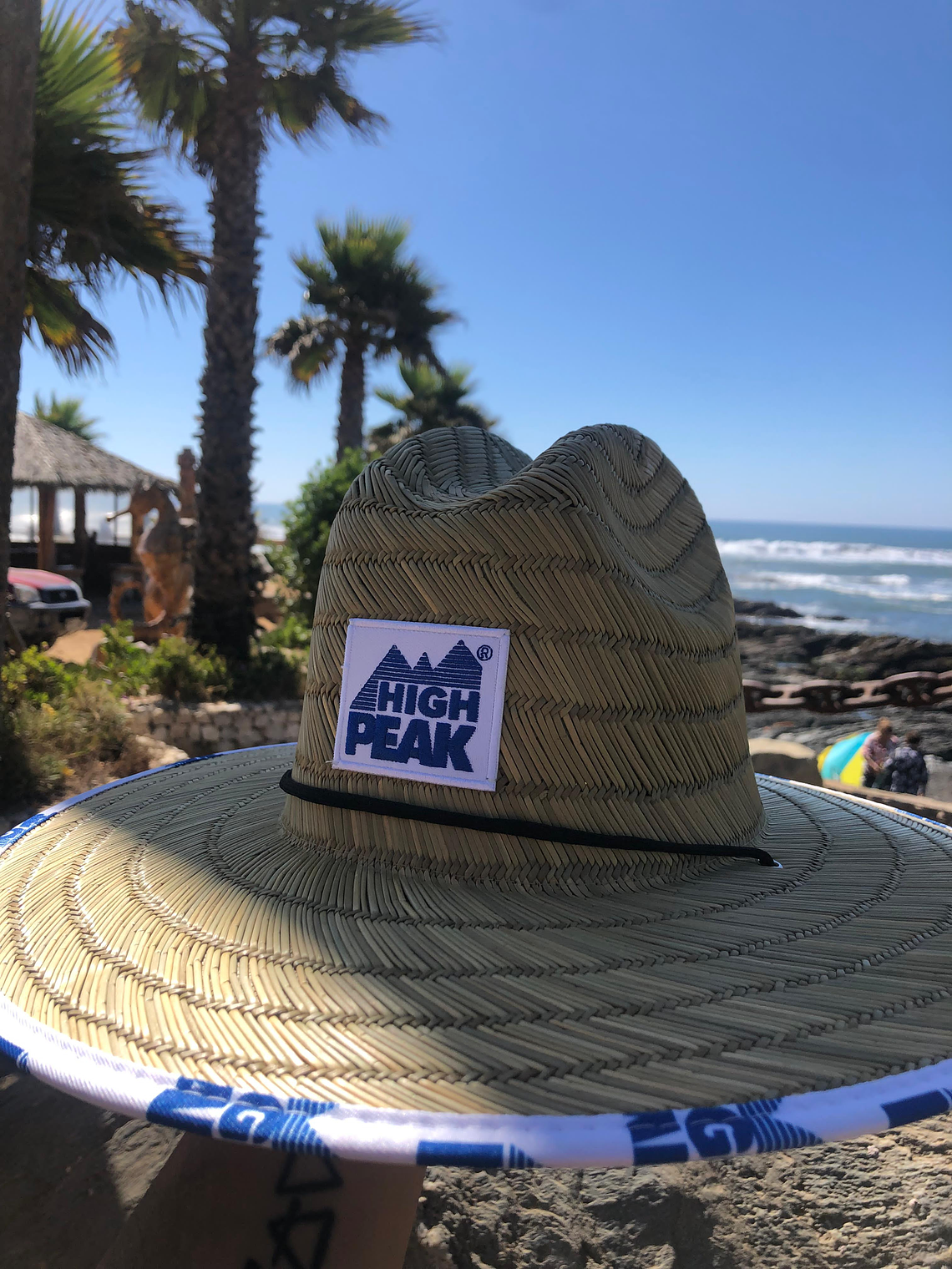 Sombrero HIGHPEAK paja Blanco - Azul  1