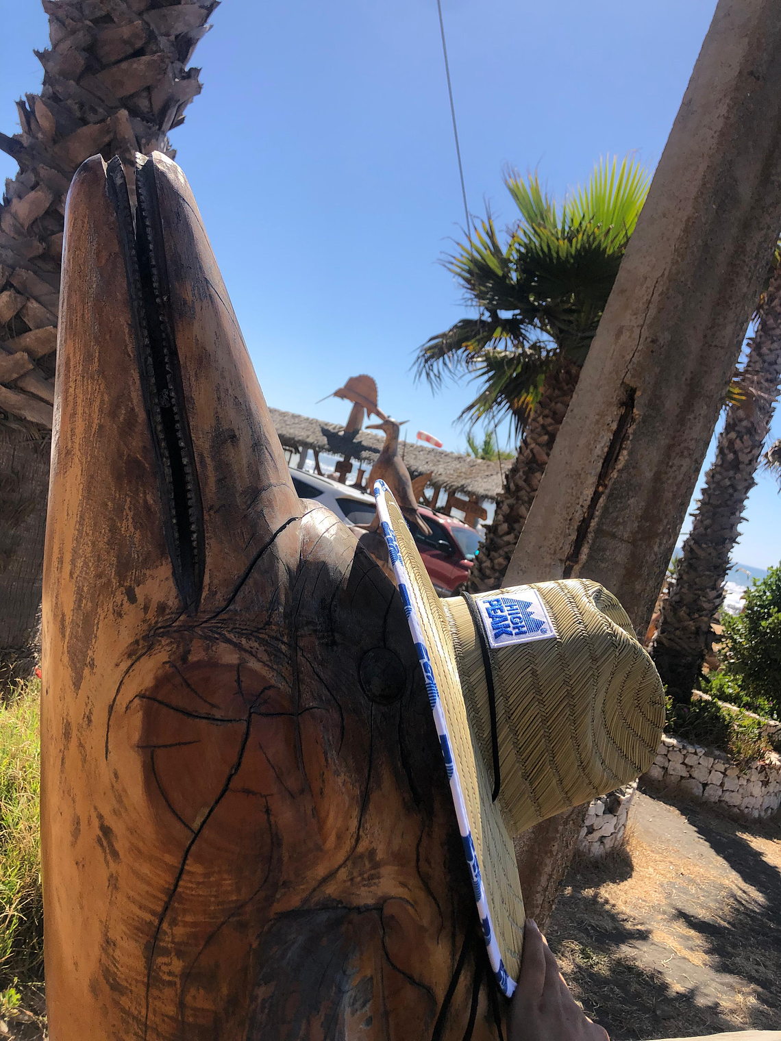 Sombrero HIGHPEAK paja Blanco - Azul  3