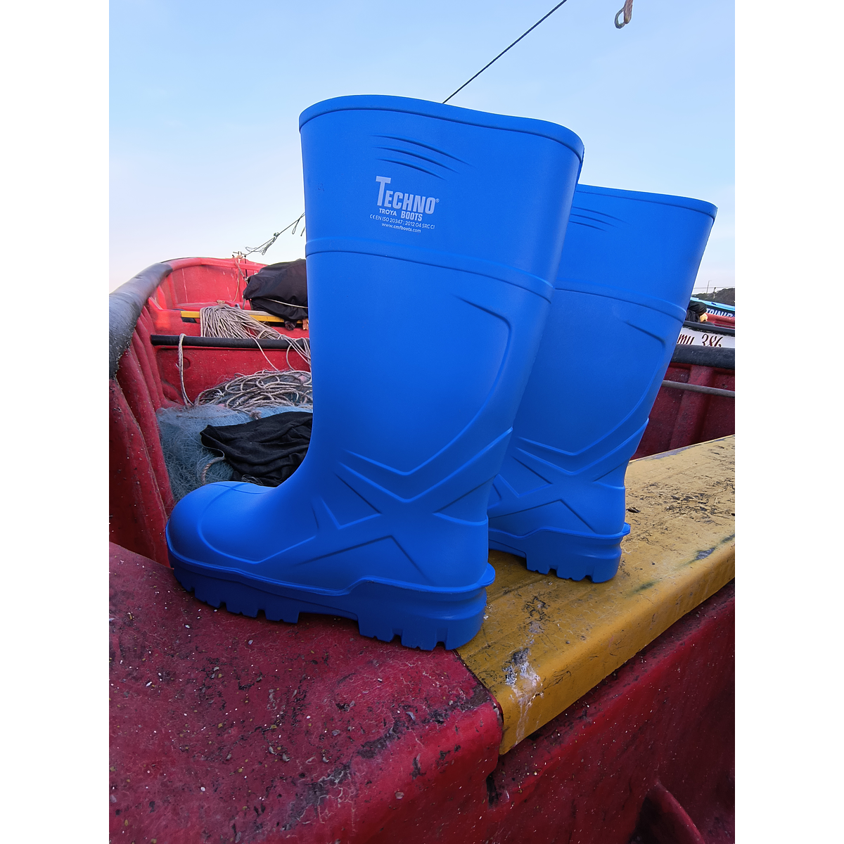 BOTA TECNOBOOTS TROYA AZUL