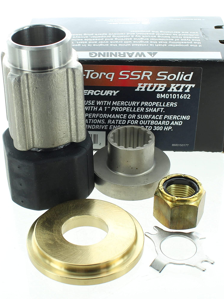 BUJE ACERO HELICE MERCURY SSR SOLID HUB KIT 1
