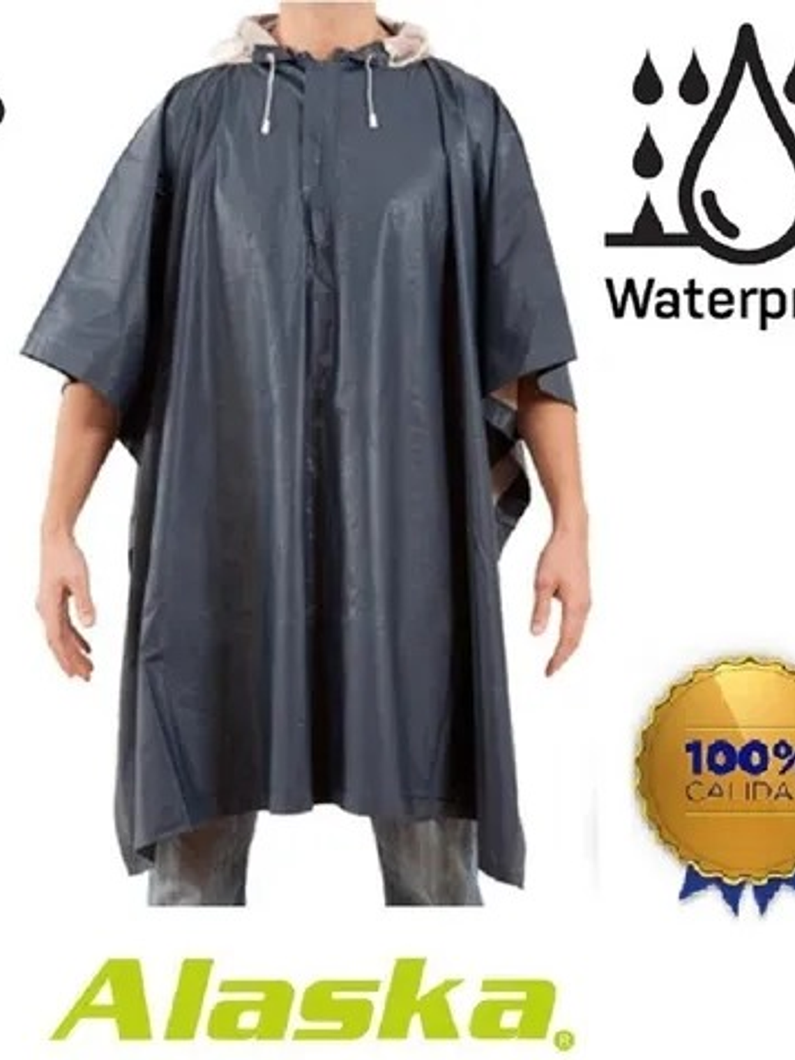 PONCHO IMPERMEABLE PVC CON GORRO ALASKA 3