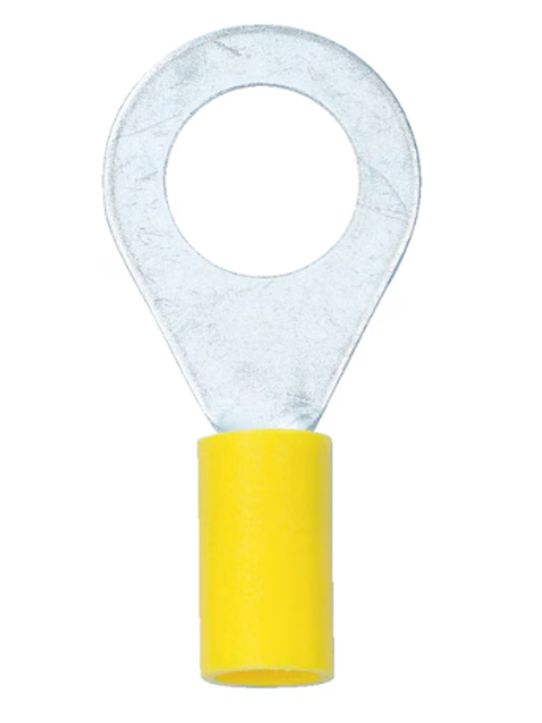 TERMINAL ELECTRICO DE OJO AMARILLO 10MM 1