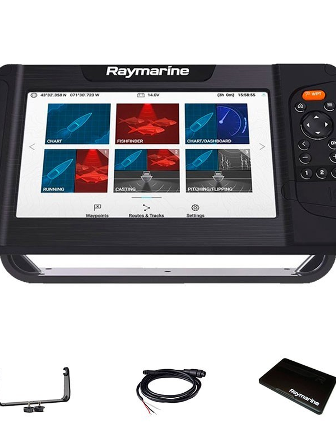 RAYMARINE ELEMENT 9 HV sin transductor 1