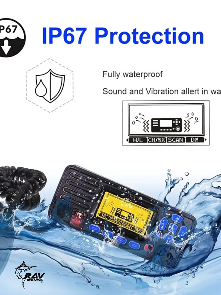 RADIO MARINA RECENT 25W GPS 2