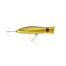 Halco Roosta Popper 160MM #H51 Chrome Gold Black Back