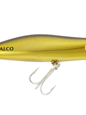 Halco Roosta Popper 160MM #H51 Chrome Gold Black Back