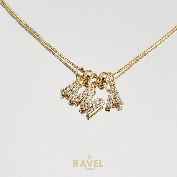 CADENA 3LETRAS BRILLANTES
