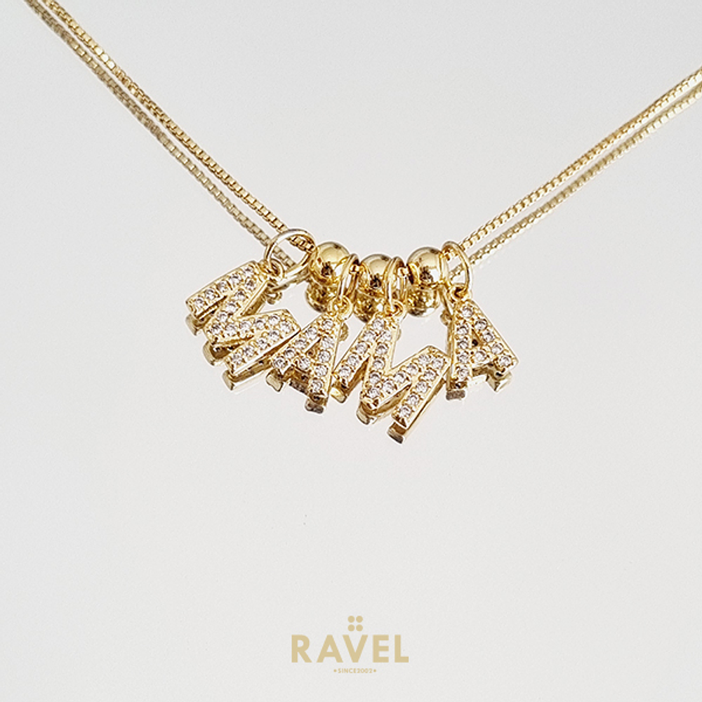 CADENA 4LETRAS BRILLANTES