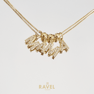 CADENA 4LETRAS BRILLANTES